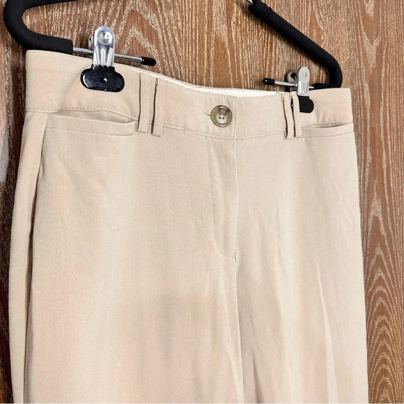 Counterparts Womens Business Casual Pants Sz 8 Tan Straight Leg Formal Work Pant - Picture 3 of 11